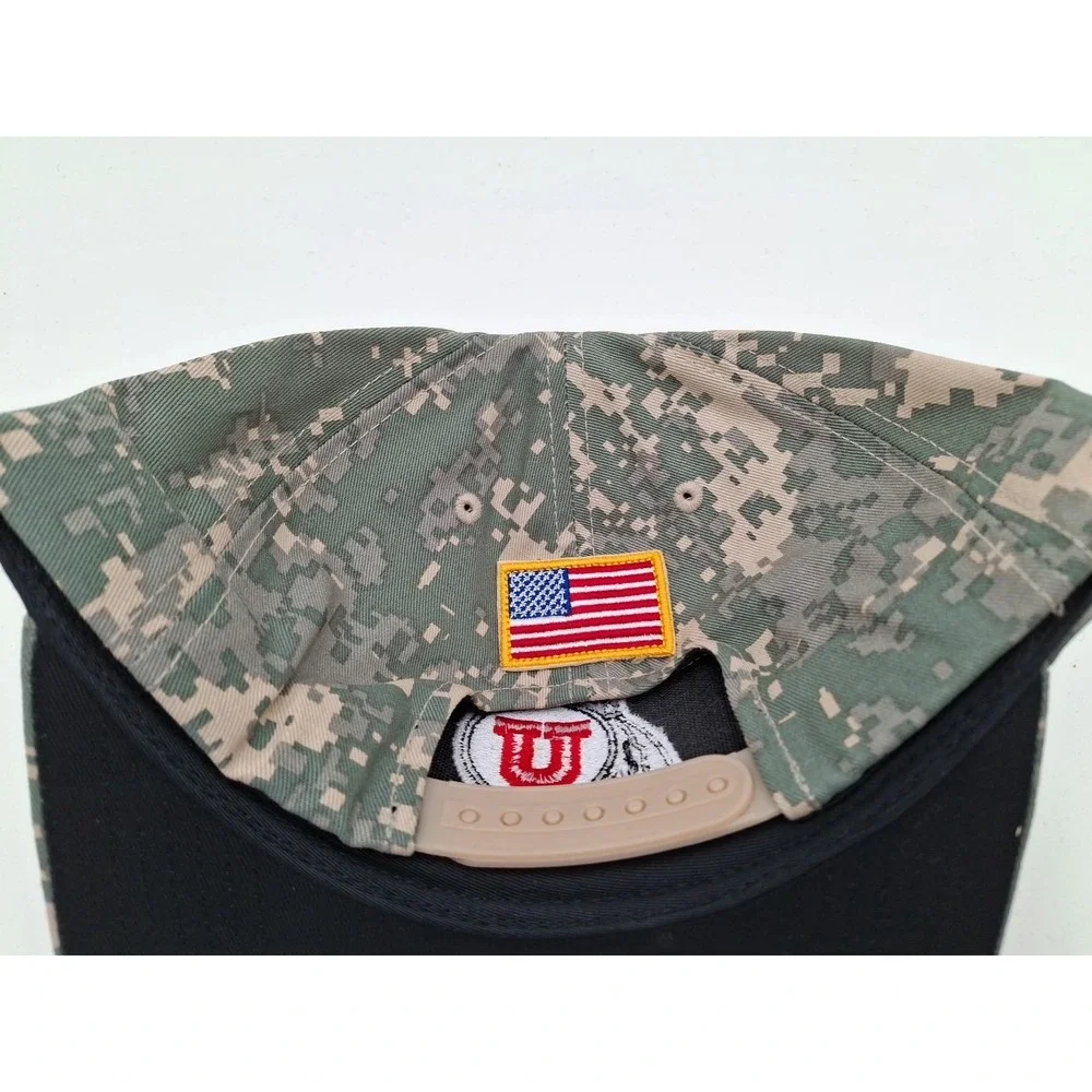 Utah Utes Top of the World Digital Camo Patriot Snapback Hat Mens One Size NEW